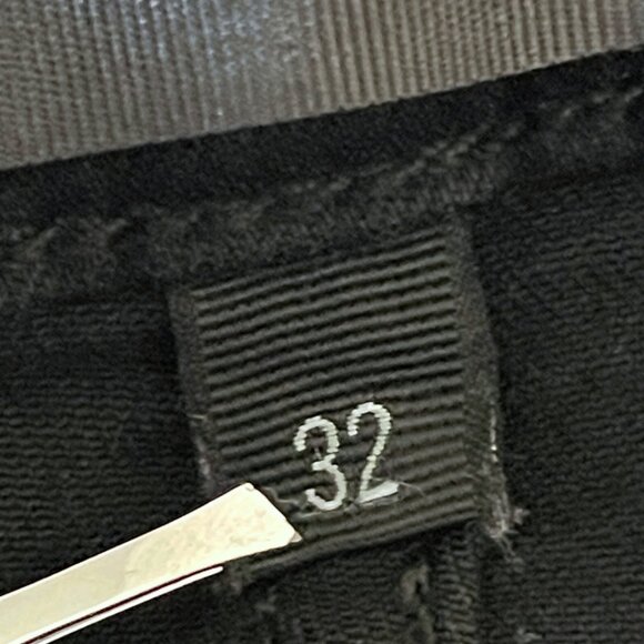 Paige Federal Jeans Mens Size 32 Black Shadow Straight Preppy Stretch Classic - Picture 7 of 16